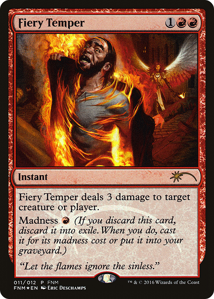 Fiery Temper - Promo [F16-11]