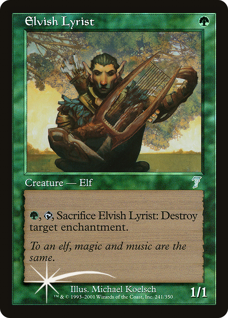 Elvish Lyrist [7ED-241★]