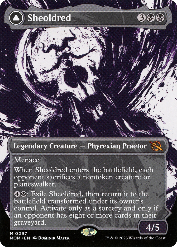 Sheoldred // The True Scriptures - Borderless - Showcase - Full Art [MOM-297]