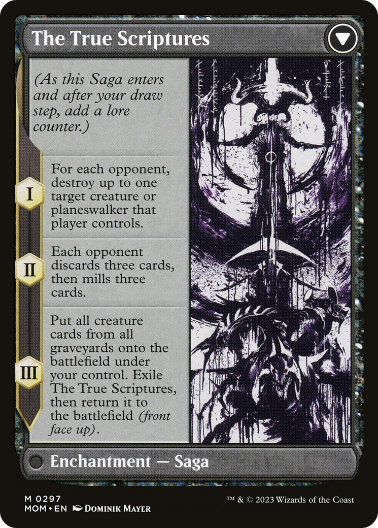 Sheoldred // The True Scriptures - Borderless - Showcase - Full Art [MOM-297]