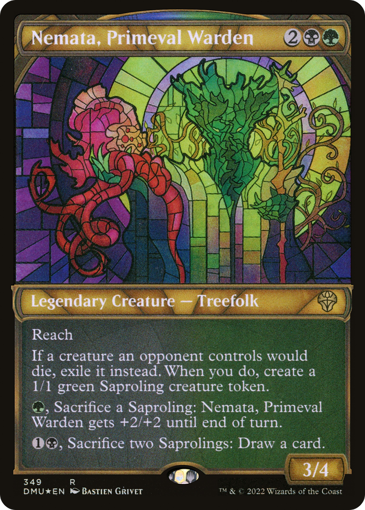 Nemata, Primeval Warden - Showcase - Textured Foil [DMU-349]