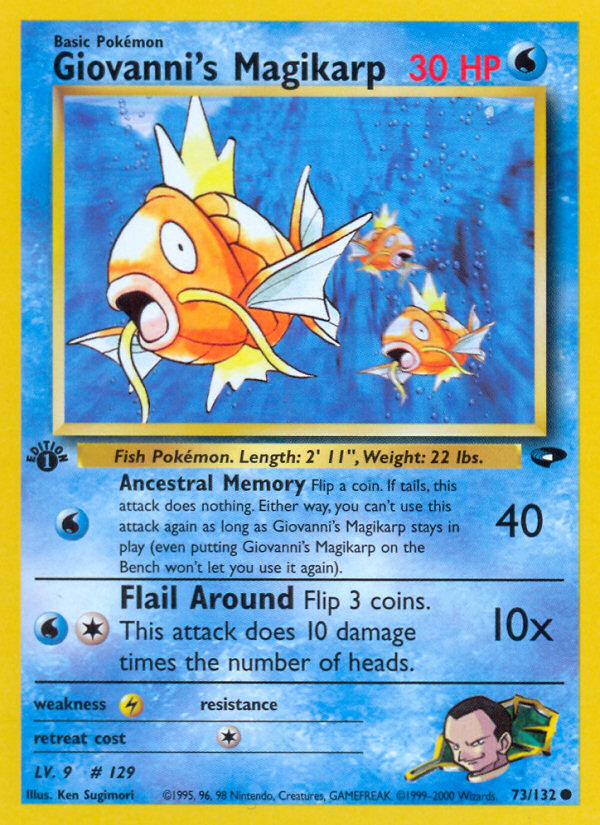 Giovanni's Magikarp [GYM2-73]