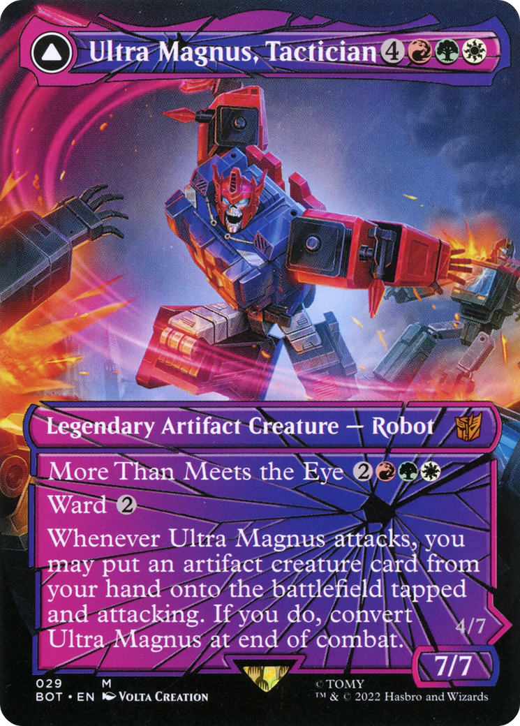 Ultra Magnus, Tactician // Ultra Magnus, Armored Carrier - Borderless [BOT-29]