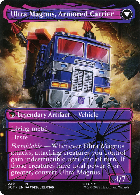 Ultra Magnus, Tactician // Ultra Magnus, Armored Carrier - Borderless [BOT-29]