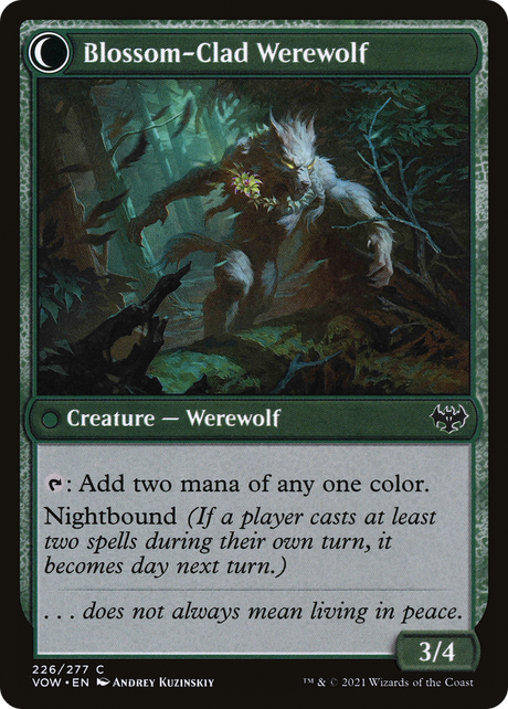 Weaver of Blossoms // Blossom-Clad Werewolf [VOW-226]