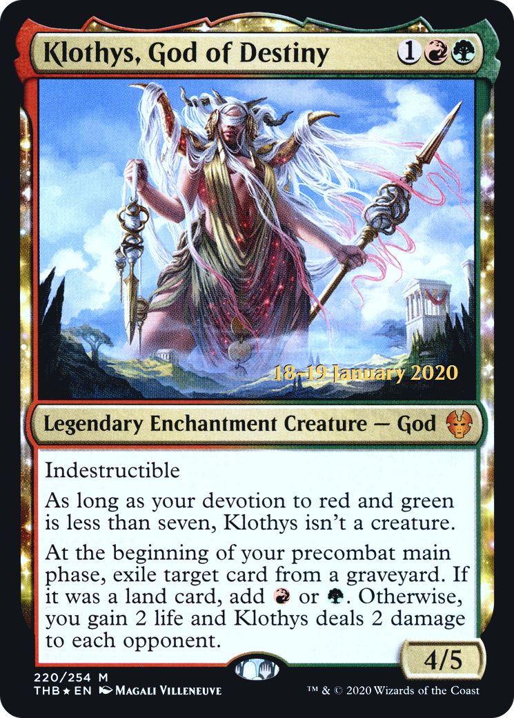 Klothys, God of Destiny - Prerelease Promo [PTHB-220s]