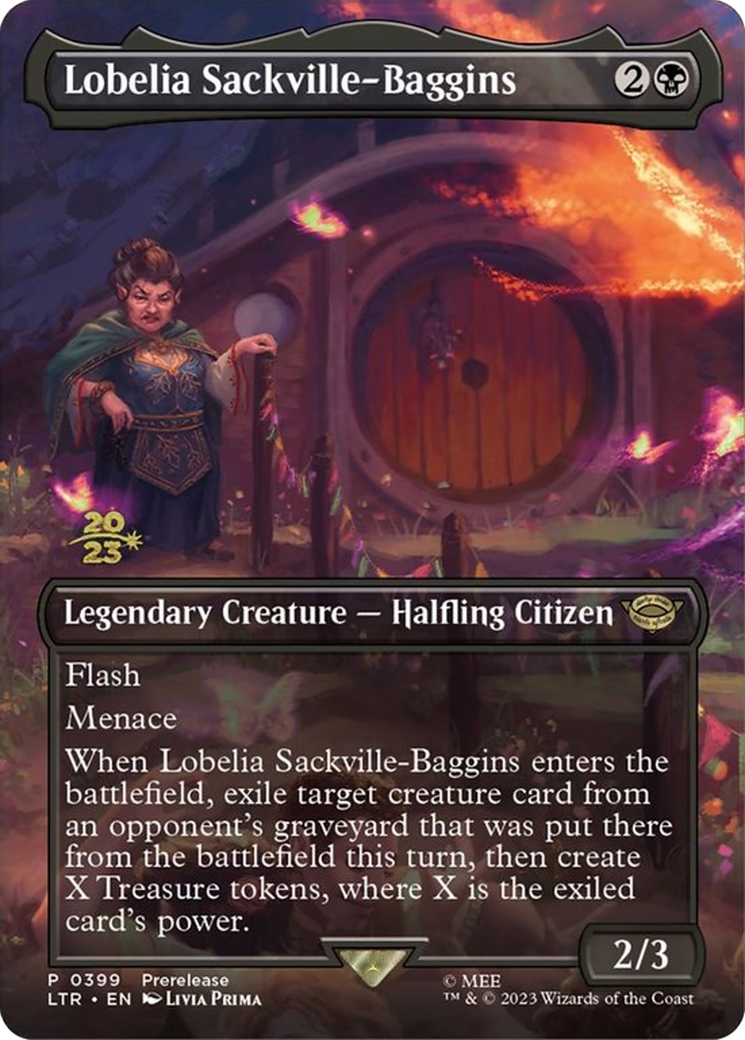 Lobelia Sackville-Baggins - Borderless - Prerelease Promo [PLTR-399s]