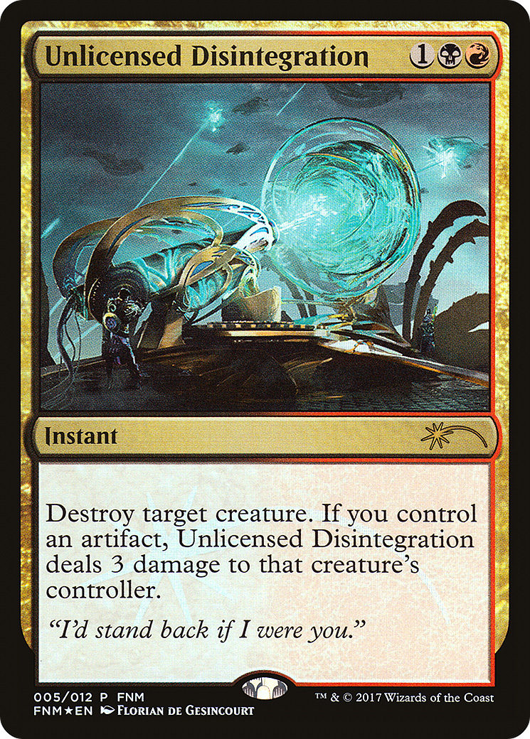 Unlicensed Disintegration - Promo [F17-5]