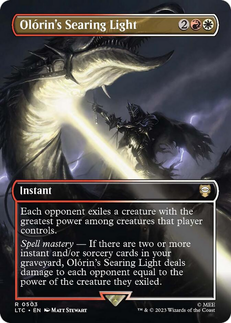Olórin's Searing Light - Borderless [LTC-503]
