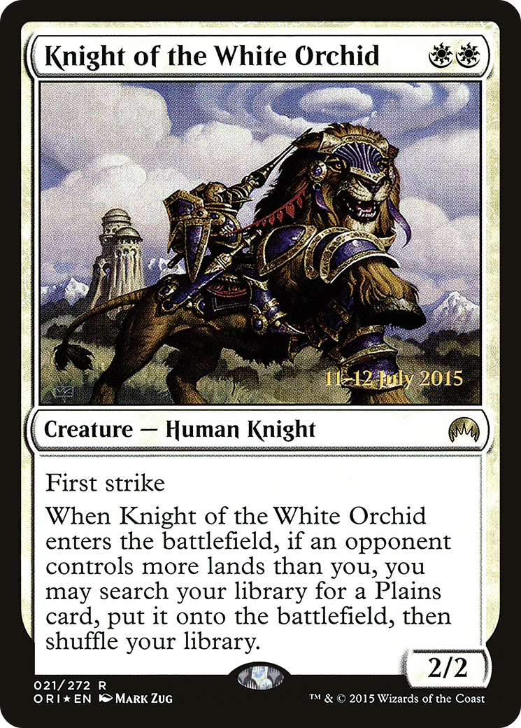 Knight of the White Orchid - Prerelease Promo [PORI-21s]
