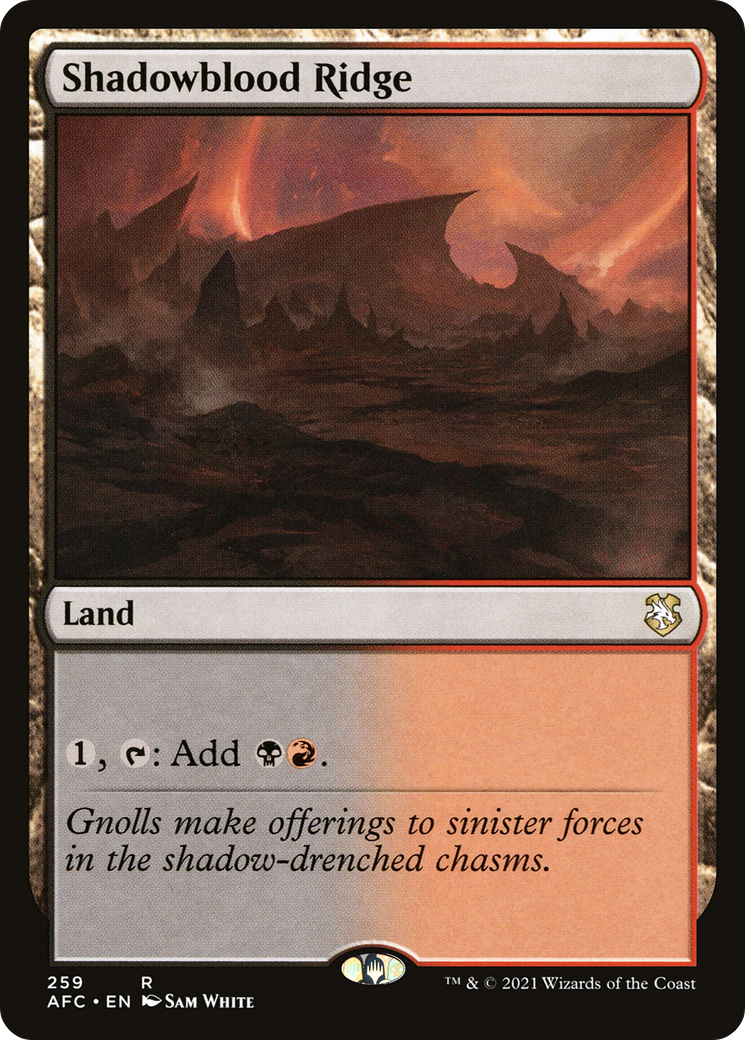 Shadowblood Ridge [AFC-259]