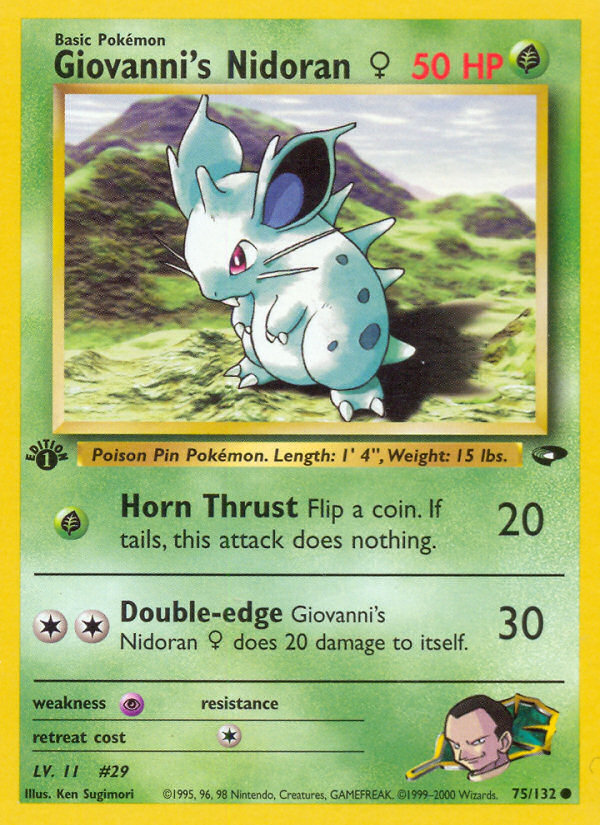 Giovanni's Nidoran ♀ [GYM2-75]