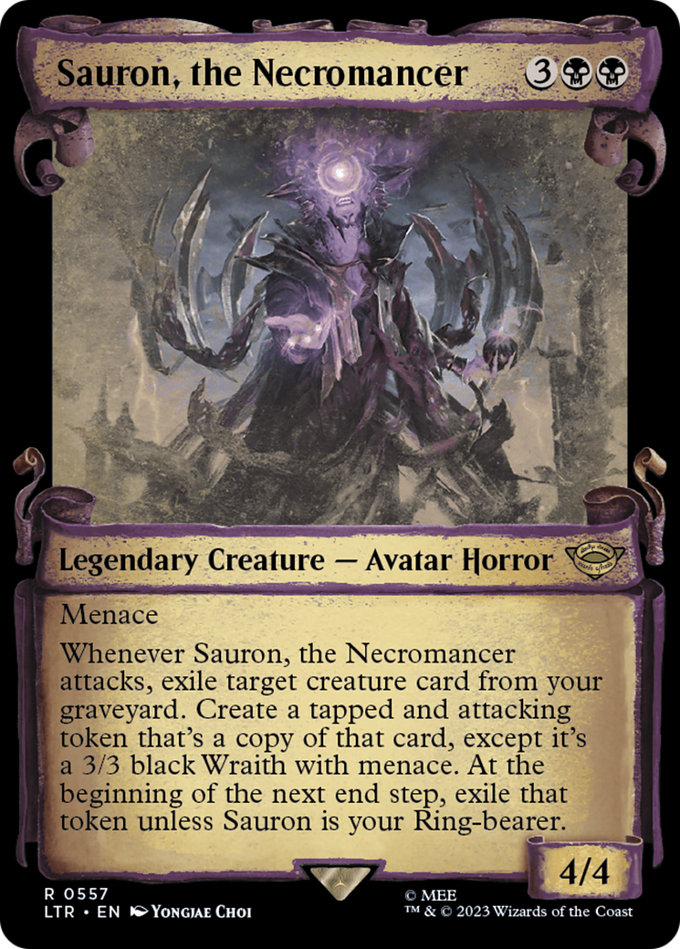 Sauron, the Necromancer - Scroll Showcase [LTR-557]