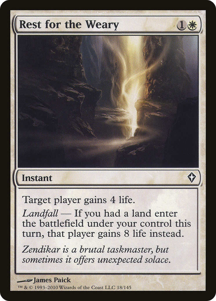 Rest for the Weary [WWK-18]