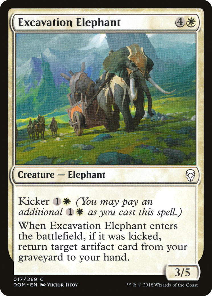 Excavation Elephant [DOM-17]