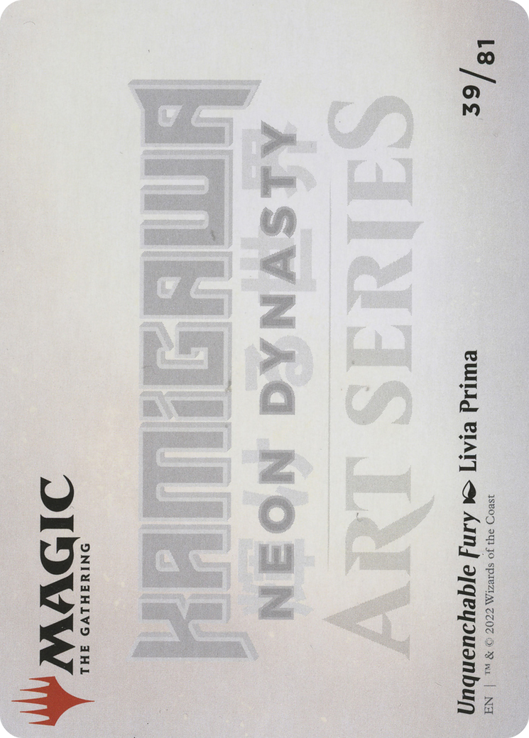 Unquenchable Fury // Unquenchable Fury [ANEO-39]