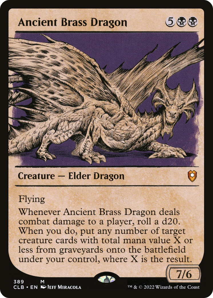 Ancient Brass Dragon - Showcase [CLB-389]
