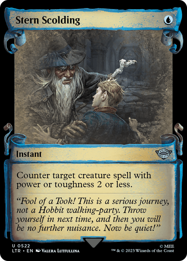Stern Scolding - Scroll Showcase [LTR-522]