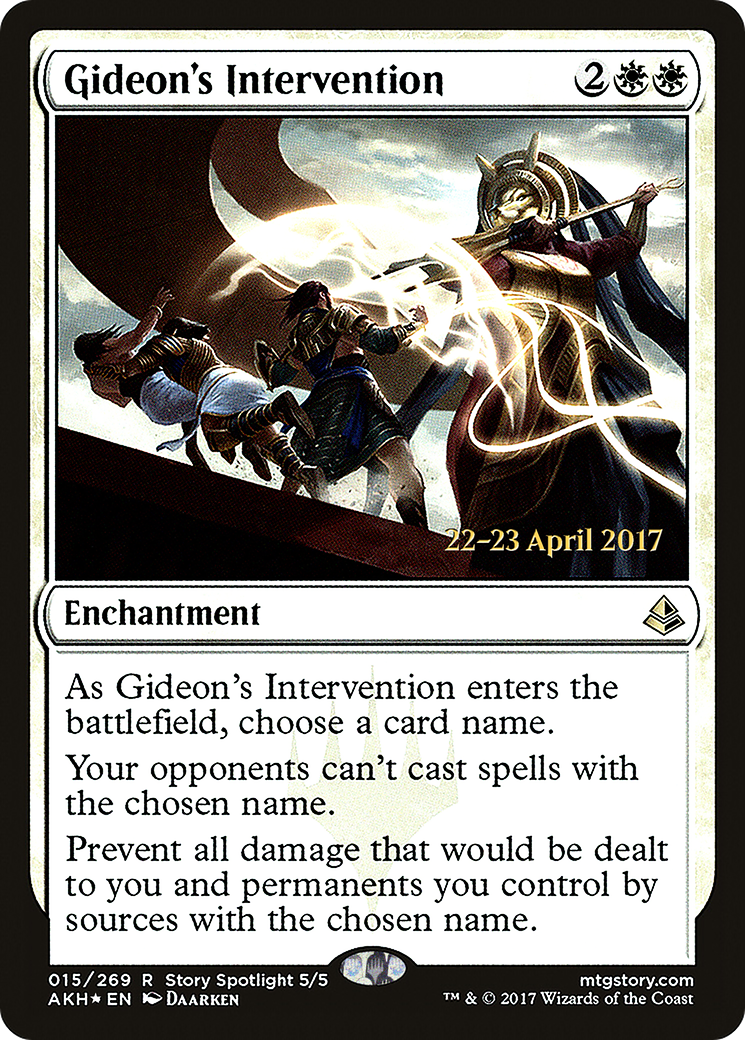 Gideon's Intervention - Prerelease Promo [PAKH-15s]