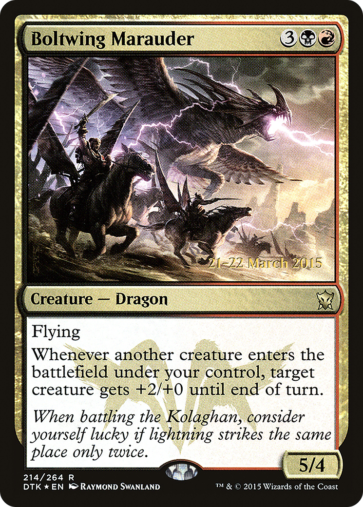 Boltwing Marauder - Prerelease Promo [PDTK-214s]