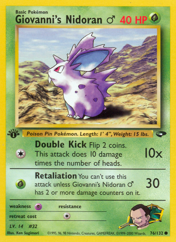 Giovanni's Nidoran ♂ [GYM2-76]