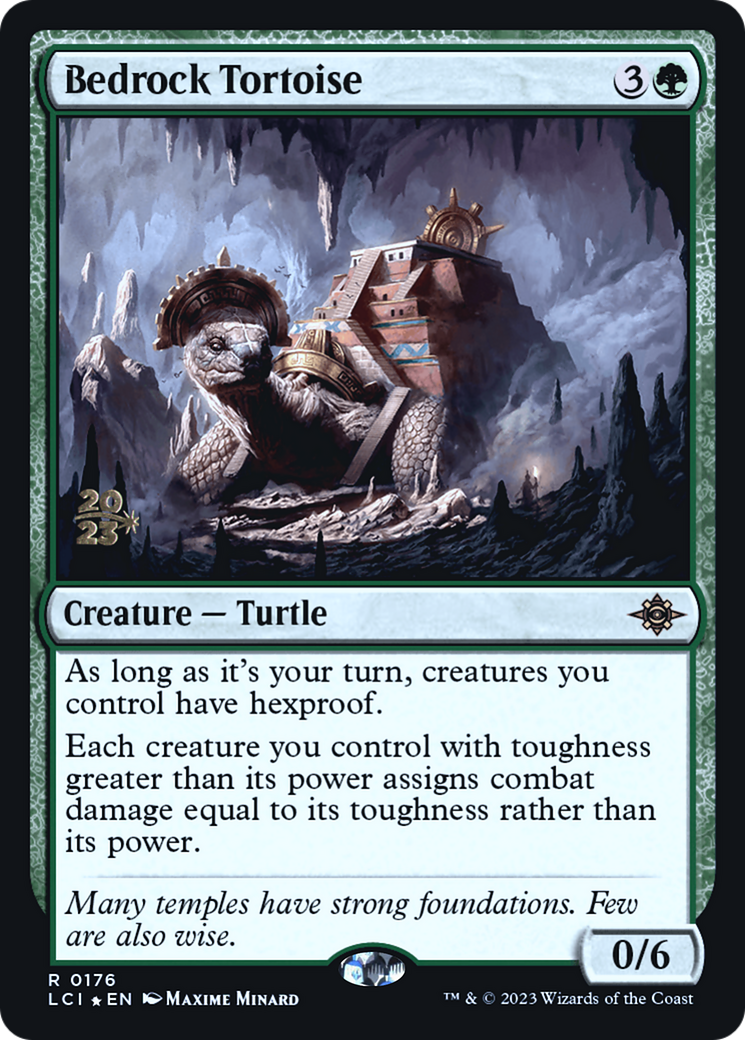 Bedrock Tortoise - Prerelease Promo [PLCI-176s]