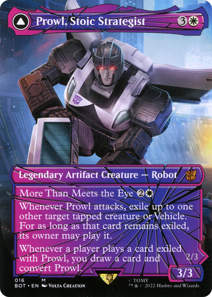 Prowl, Stoic Strategist // Prowl, Pursuit Vehicle - Borderless [BOT-16]