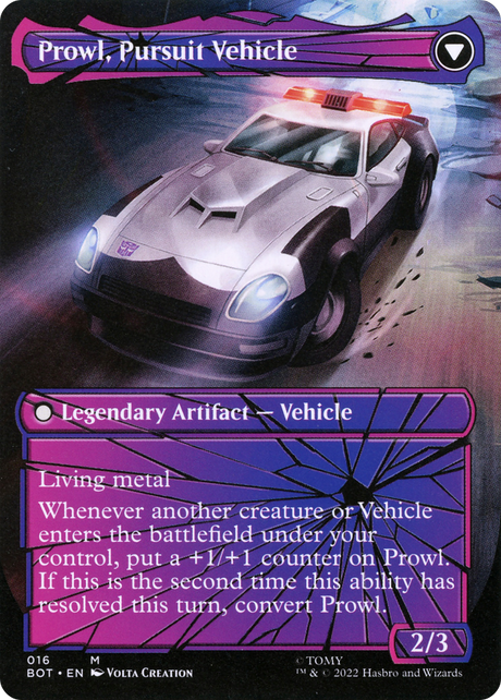 Prowl, Stoic Strategist // Prowl, Pursuit Vehicle - Borderless [BOT-16]