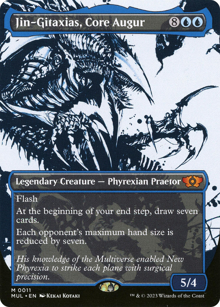 Jin-Gitaxias, Core Augur - Borderless - Showcase - Full Art [MUL-11]