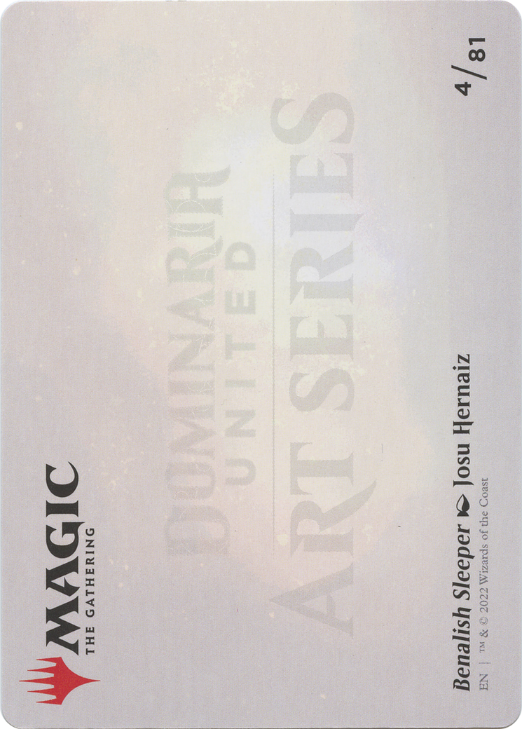 Benalish Sleeper // Benalish Sleeper [ADMU-4]