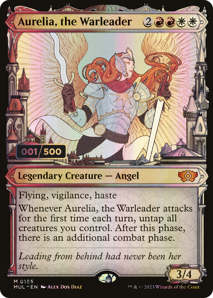 Aurelia, the Warleader - Ravnica City Showcase - Serialized [MUL-165z]