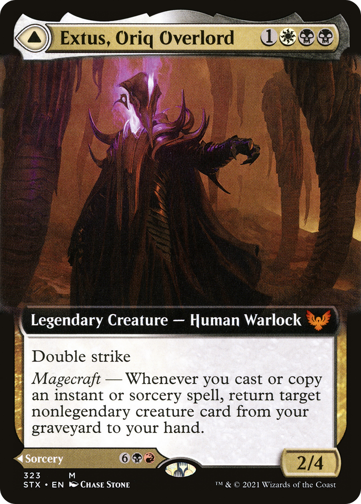 Extus, Oriq Overlord // Awaken the Blood Avatar - Extended Art [STX-323]