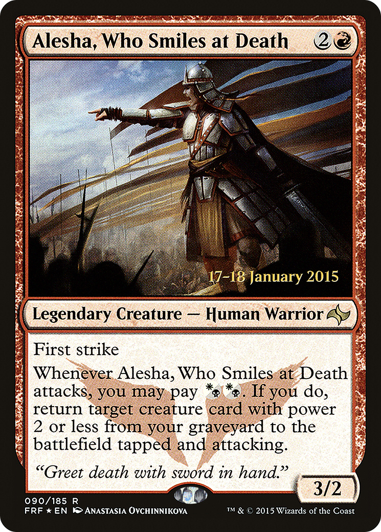 Alesha, Who Smiles at Death - Prerelease Promo [PFRF-90s]