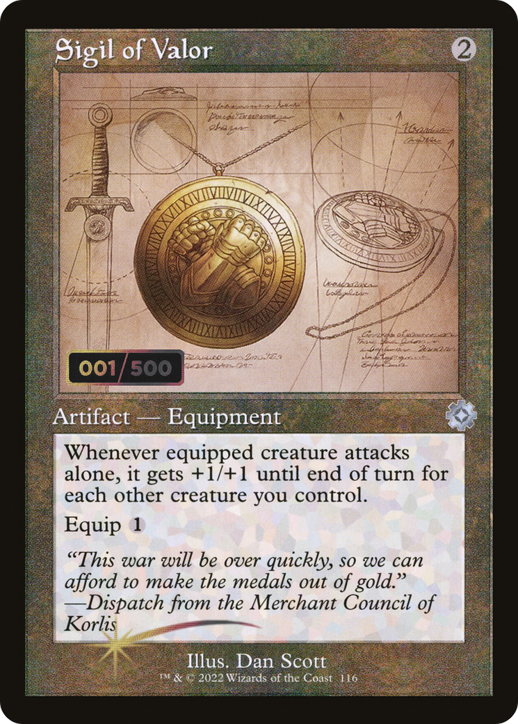Sigil of Valor - Serialized [BRR-116z]
