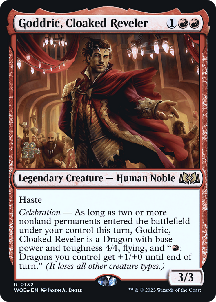 Goddric, Cloaked Reveler - Prerelease Promo [PWOE-132s]