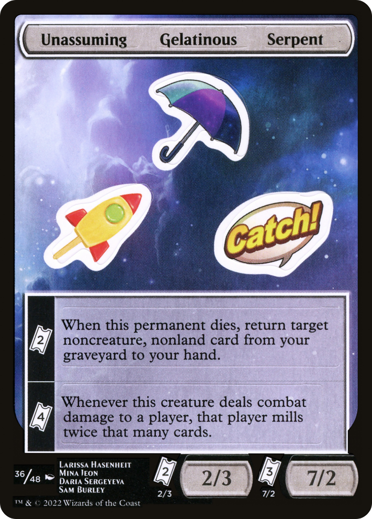 Unassuming Gelatinous Serpent [SUNF-36]