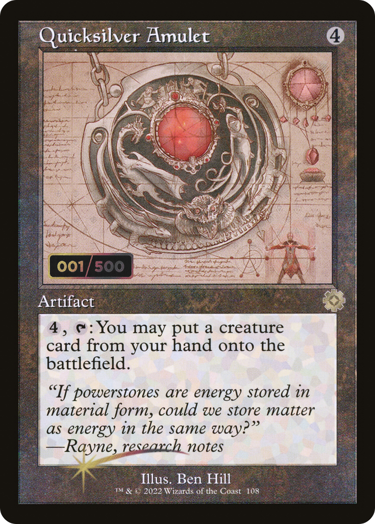 Quicksilver Amulet - Serialized [BRR-108z]