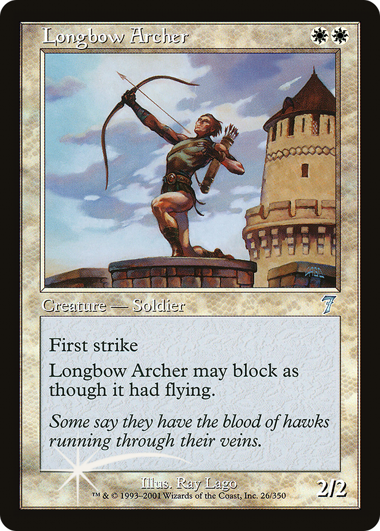 Longbow Archer [7ED-26★]