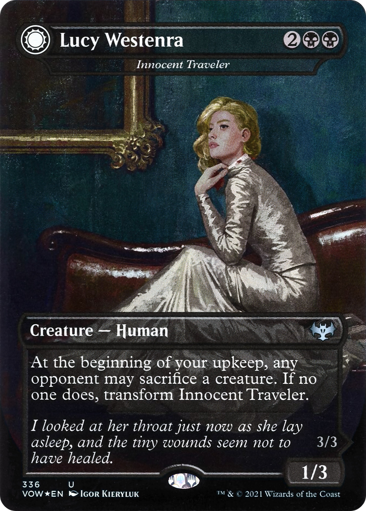 Innocent Traveler // Malicious Invader - Borderless - Dracula Series - Full Art [VOW-336]