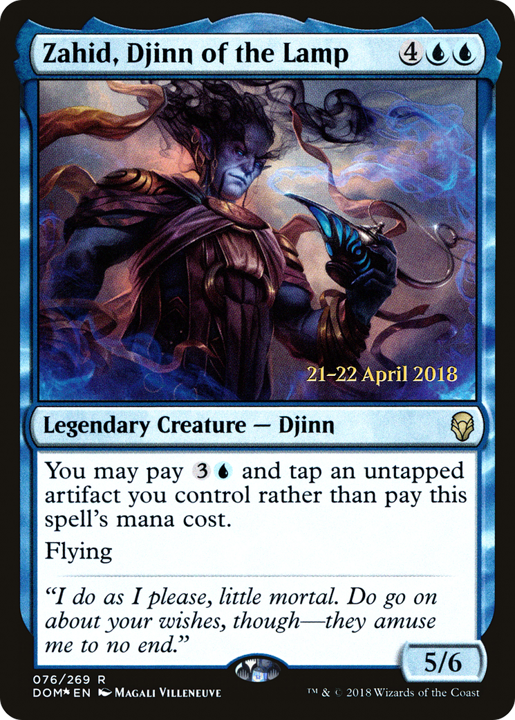 Zahid, Djinn of the Lamp - Prerelease Promo [PDOM-76s]
