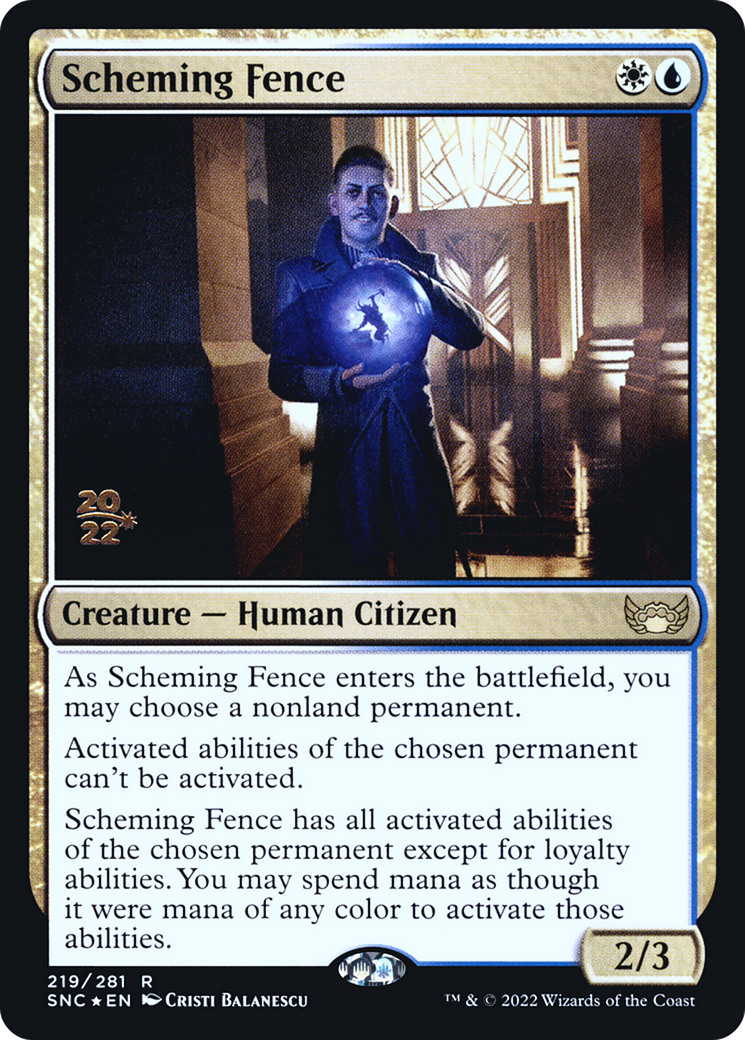 Scheming Fence - Prerelease Promo [PSNC-219s]
