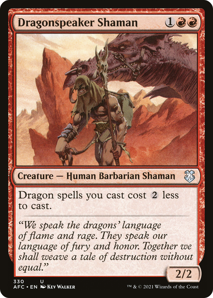 Dragonspeaker Shaman [AFC-330]