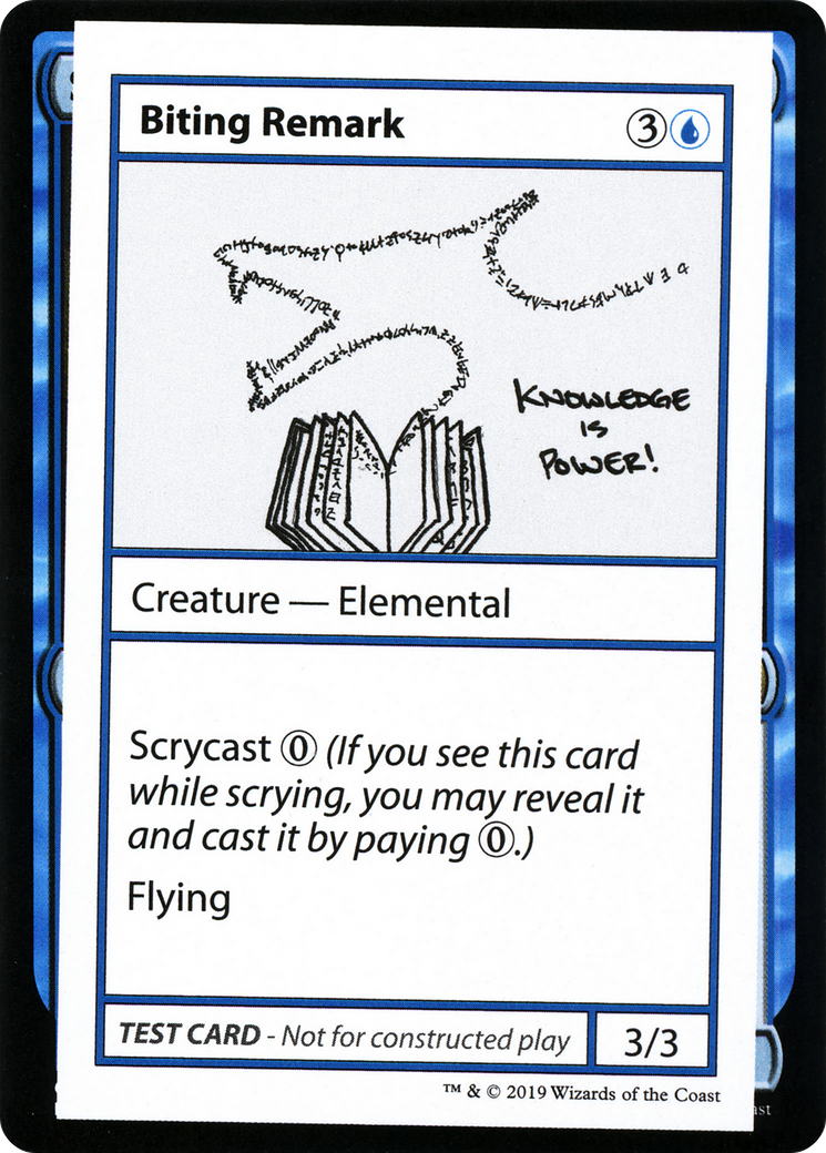 Biting Remark [CMB2-17]