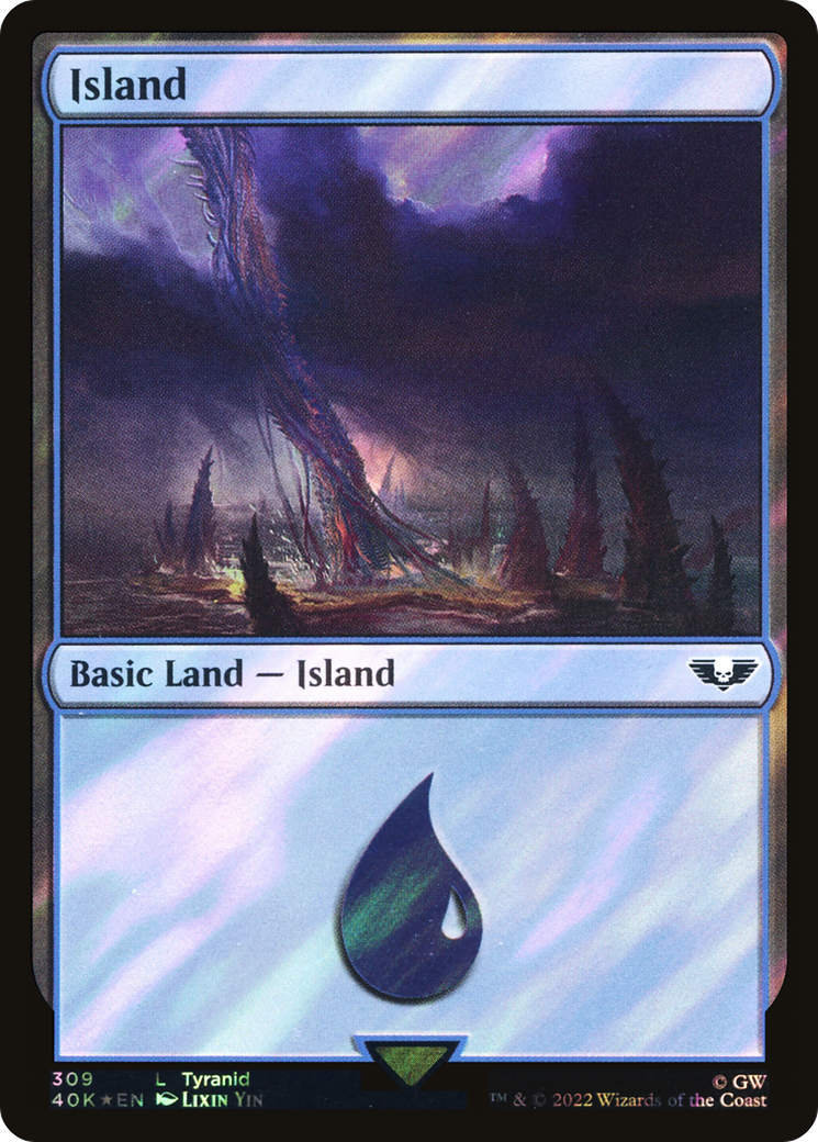 Island - Surge Foil [40K-309★]