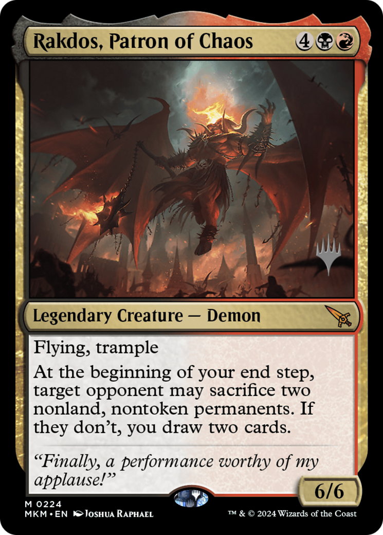 Rakdos, Patron of Chaos - Promo Pack [PMKM-224p]