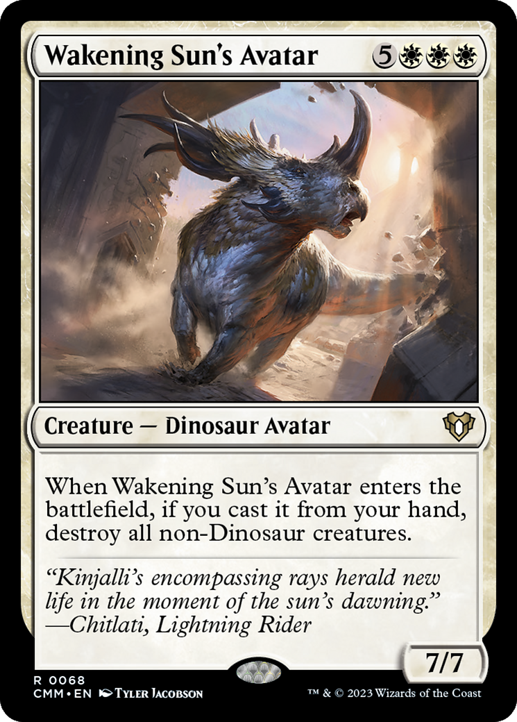 Wakening Sun's Avatar [CMM-68]