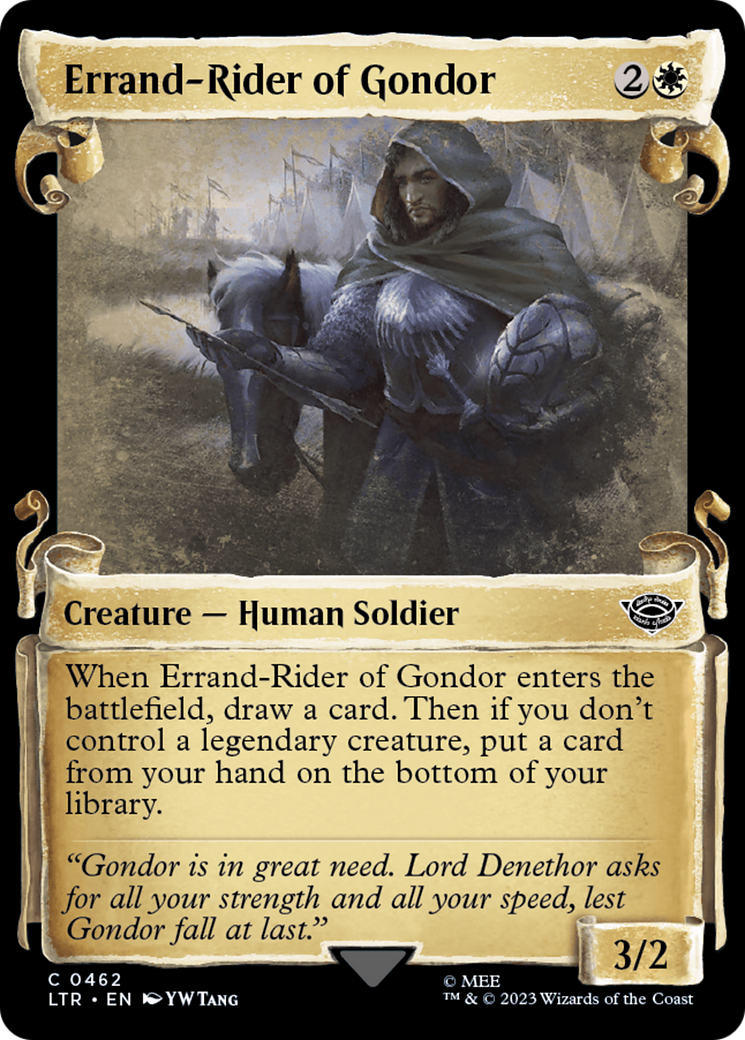 Errand-Rider of Gondor - Scroll Showcase [LTR-462]