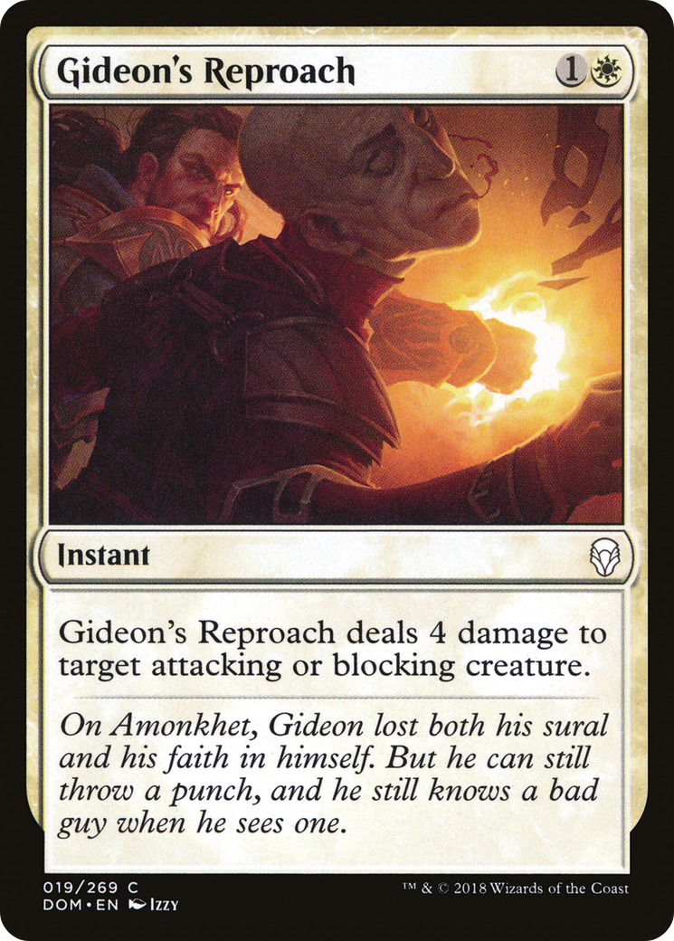 Gideon's Reproach [DOM-19]