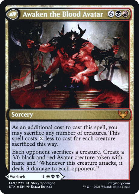 Extus, Oriq Overlord // Awaken the Blood Avatar - Prerelease Promo [PSTX-149s]