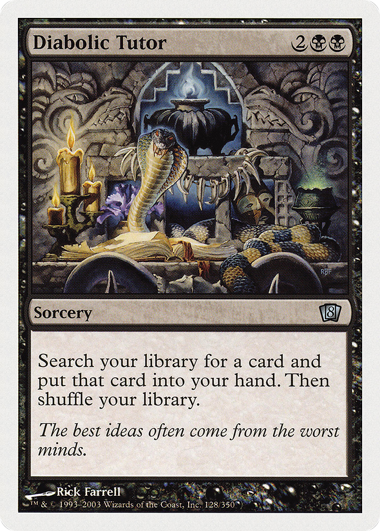 Diabolic Tutor [8ED-128]